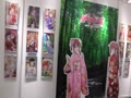 「バトルガール」の展示ブース。京まふ２０１７。